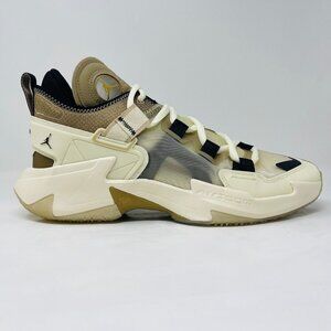 Nike Air Jordan Why Not .5 Shoes Size 12.5 DC3637-102 Coconut Milk Khaki Black